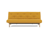 Aslak 120 sovesofa med Spring madras i 536 Bouclé Ochre, set forfra