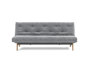Aslak 120 sovesofa med Classic madras i 565 Twist Granite, set forfra