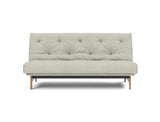 Aslak 140 sovesofa med Soft Spring madras i 280 Avella Sand, set forfra