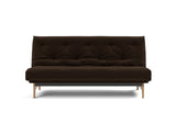 Aslak 140 sovesofa med Soft Spring madras i 358 Taura Chocco, set forfra