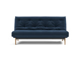 Aslak 140 sovesofa med Classic madras i 414 Esina Indigo Blue, set forfra