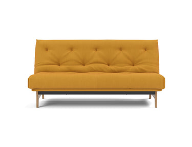 Aslak 140 sovesofa med Classic madras i 507 Elegance Burned Curry, set forfra