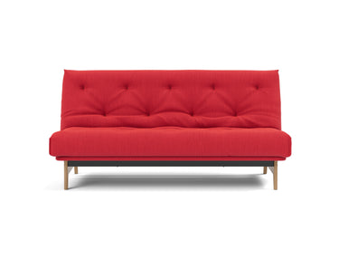 Aslak 140 sovesofa med Latex madras i 511 Elegance Red, set forfra