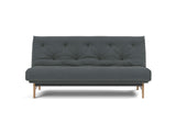 Aslak 140 sovesofa med Classic madras i 894 Mozart Grey Bronze, set forfra