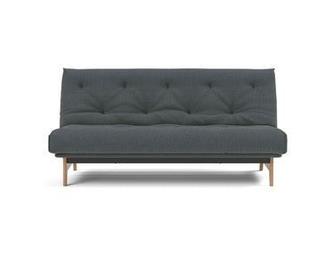 Aslak 140 sovesofa med Soft Spring madras i 894 Mozart Grey Bronze, set forfra
