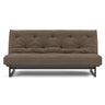 Fraction 140 sovesofa med Spring madras i 411 Esina Cedar Brown, set forfra