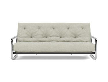 Lomira sovesofa med Spring madras i 280 Avella Sand, set forfra