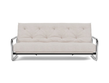 Lomira sovesofa med Classic madras i 300 Weda Sand, set forfra
