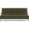 Lomira sovesofa med Classic madras i 316 Cordufine Pine Green, set forfra