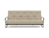 Lomira sovesofa med Spring madras i 356 Taura Sand, set forfra