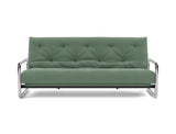 Lomira sovesofa med Spring madras i 518 Elegance Green, set forfra