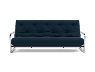 Lomira sovesofa med Classic madras i 528 Mixed Dance Blue, set forfra