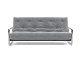 Lomira sovesofa med Spring madras i 565 Twist Granite, set forfra