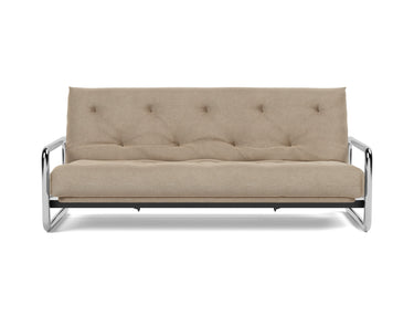Lomira sovesofa med Spring madras i 587 Phobos Mocha, set forfra