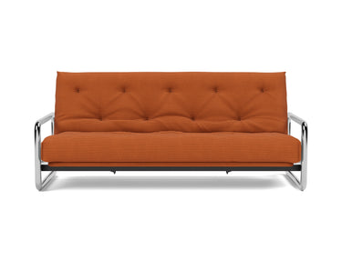 Lomira sovesofa med Classic madras i 595 Corduroy Burnt Orange, set forfra