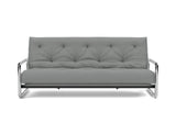 Lomira sovesofa med Classic madras i 852 Mahoga Seal Grey, set forfra