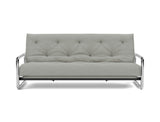 Lomira sovesofa med Classic madras i 853 Mahoga Dove Grey, set forfra
