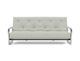 Lomira sovesofa med Classic madras i 888 Mozart Slate Brown, set forfra