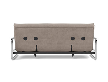 Lomira sovesofa med Classic madras i 318 Cordufine Beige, set bagfra