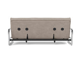 Lomira sovesofa med Spring madras i 472 Yuveno Warm Grey, set bagfra