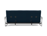 Lomira sovesofa med Latex madras i 528 Mixed Dance Blue, set bagfra