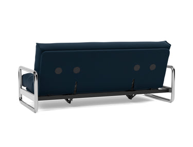 Lomira sovesofa med Classic madras i 528 Mixed Dance Blue, set skråt bagfra