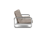 Lomira sovesofa med Classic madras i 472 Yuveno Warm Grey, set fra siden