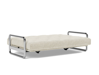 Lomira sovesofa med Classic madras i 357 Taura Off White, slået ud til seng