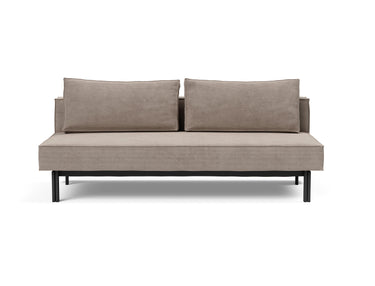 Sly sovesofa i 318 Cordufine Beige, set forfra