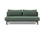 Sly sovesofa i 518 Elegance Green, set forfra