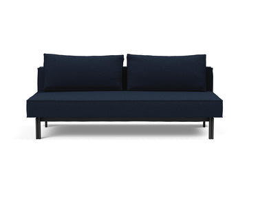 Sly sovesofa i 528 Mixed Dance Blue, set forfra