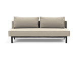 Sly sovesofa i 539 Bouclé Beige, set forfra