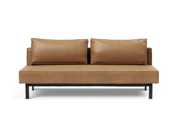 Sly sovesofa i 551 Faunal Brown, set forfra
