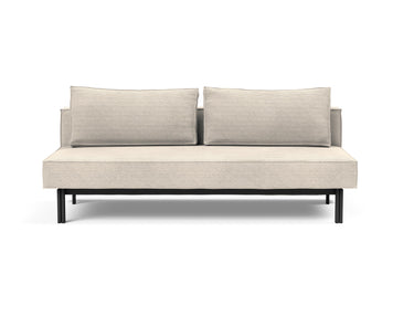 Sly sovesofa i 594 Corduroy Ivory, set forfra
