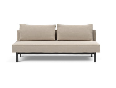 Sly sovesofa i 612 Blida Sand Grey, set forfra