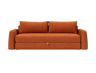 Cone sovesofa i 412 Esina Rust Orange, set forfra