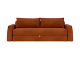 Cone sovesofa i 595 Corduroy Burnt Orange, set forfra