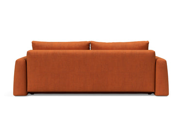 Cone sovesofa i 412 Esina Rust Orange, set bagfra