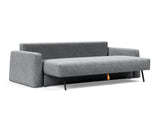 Cone sovesofa i 565 Twist Granite, med sædet trukket halvt ud