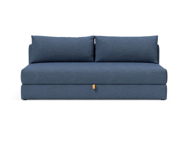 Osvald sovesofa i 302 Weda Blue, set forfra