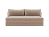 Osvald sovesofa i 417 Esina Mocha, set forfra