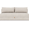 Osvald sovesofa i 470 Yuveno Natural, set forfra