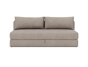 Osvald sovesofa i 472 Yuveno Warm Grey, set forfra