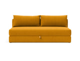 Osvald sovesofa i 507 Elegance Burned Curry, set forfra