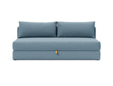 Osvald sovesofa i 525 Mixed Dance Light Blue, set forfra