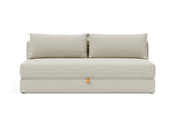 Osvald sovesofa i 527 Mixed Dance Natural, set forfra