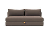 Osvald sovesofa i 530 Bouclé Taupe, set forfra