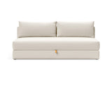 Osvald sovesofa i 531 Bouclé Off White, set forfra