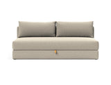 Osvald sovesofa i 539 Bouclé Beige, set forfra