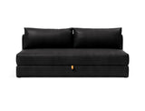 Osvald sovesofa i 550 Faunal Black, set forfra